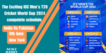 Icc Men's T20 World cup- Complete schedule