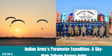 Indian Army's Paramotor Expedition: A Sky-High Tribute Across India
