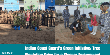 Indian Coast Guard's Green Initiative: Tree Plantation Drive for a Cleaner Environment