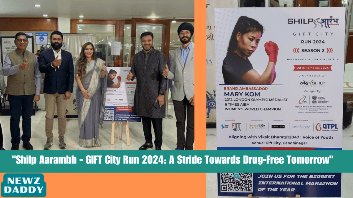 Shilp Aarambh - GIFT City Run 2024 A Stride Towards a Drug-Free Tomorrow