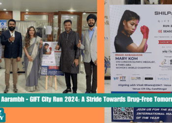 Shilp Aarambh - GIFT City Run 2024 A Stride Towards a Drug-Free Tomorrow