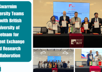 Swarrnim University Teams Up with British University of Vietnam for Student Exchange and Research Collaboration