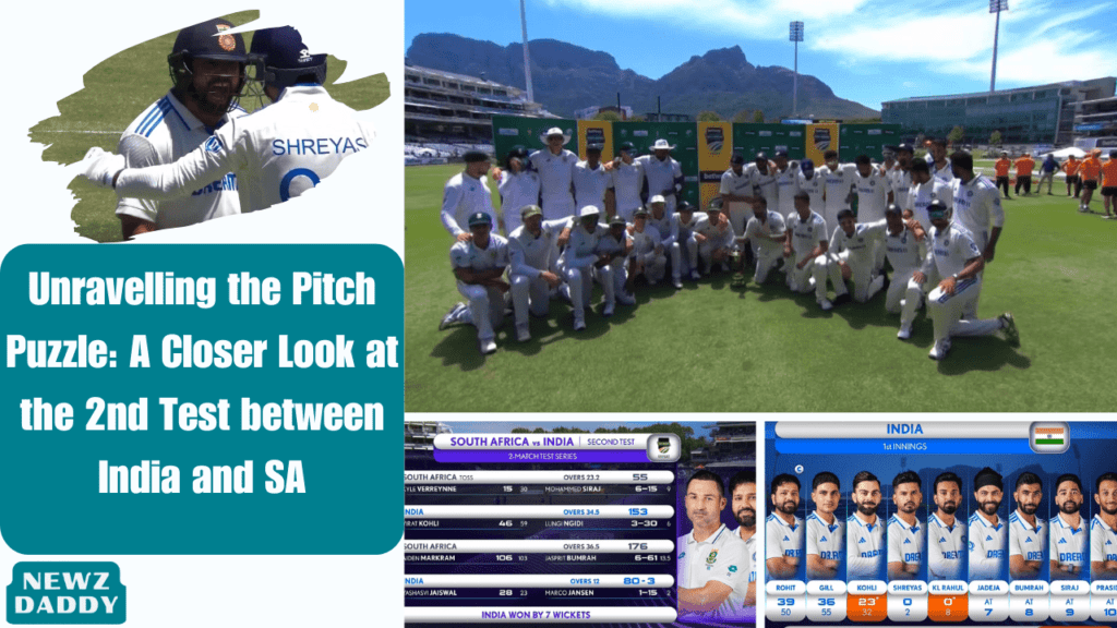 Unravelling the Pitch Puzzle - A Closer Look at the 2nd Test between India and SA
