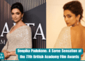 Deepika Padukone's BAFTA Fashion Flashback Embracing Tradition with Modern Elegance.