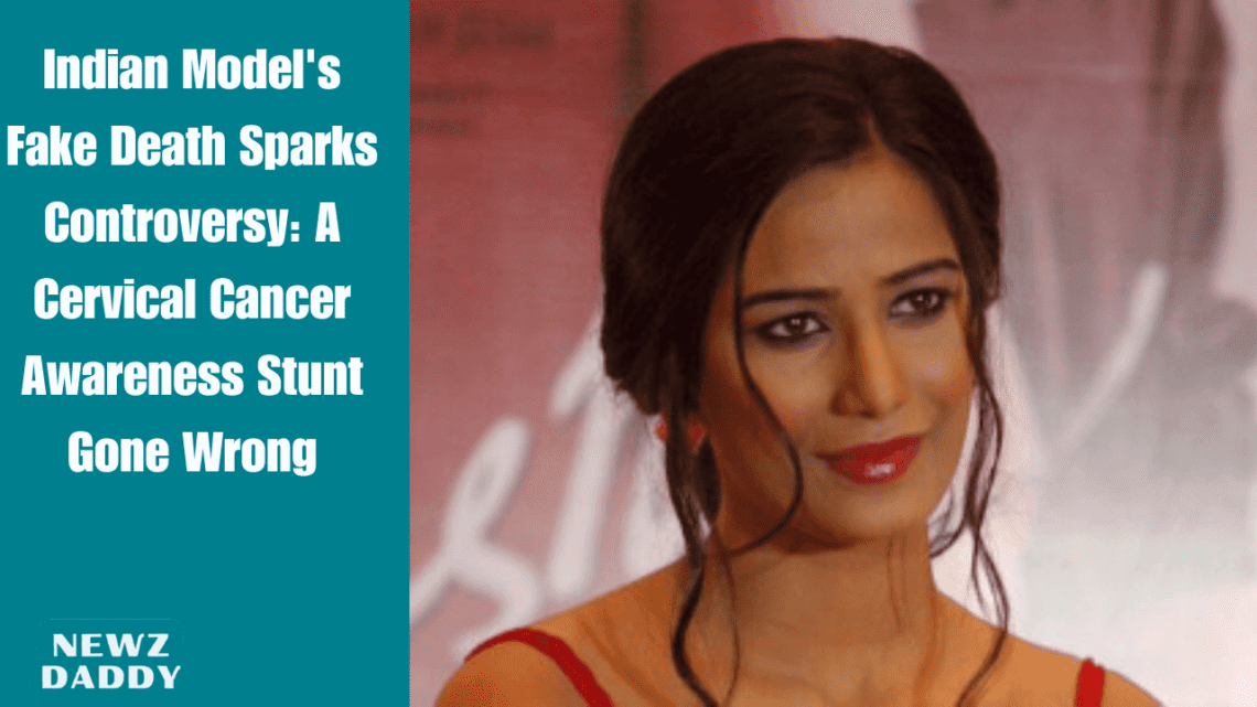 Indian Model's Fake Death Sparks Controversy: A Cervical Cancer Awareness Stunt Gone Wrong