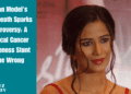 Indian Model's Fake Death Sparks Controversy: A Cervical Cancer Awareness Stunt Gone Wrong
