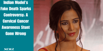 Indian Model's Fake Death Sparks Controversy: A Cervical Cancer Awareness Stunt Gone Wrong