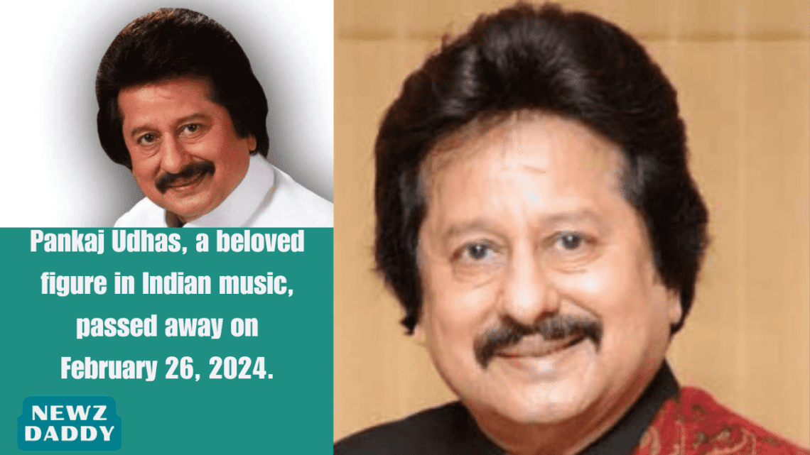 Pankaj Udhas, a beloved figure in Indian music, passed away on February 26, 2024.
