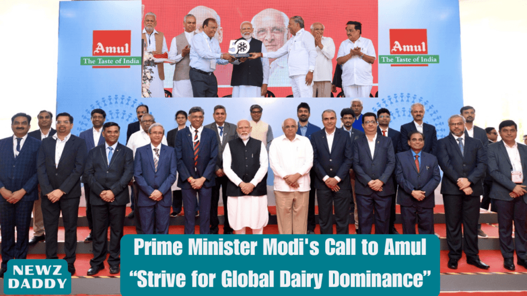 Prime Minister Modi's Call to Amul Strive for Global Dairy Dominance