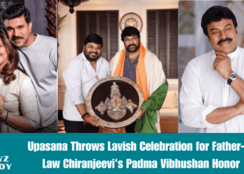 Upasana Throws Lavish Celebration for Father-in-Law Chiranjeevi's Padma Vibhushan Honor