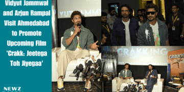 Vidyut Jammwal and Arjun Rampal Visit Ahmedabad to Promote Upcoming Film 'Crakk Jeetega Toh Jiyegaa