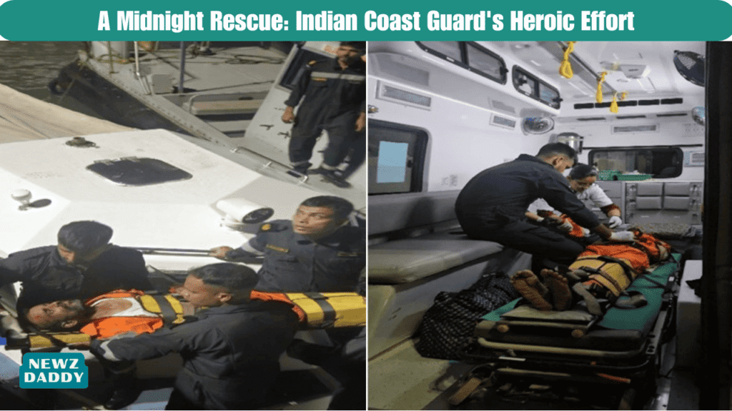A Midnight Rescue Indian Coast Guard's Heroic Effort