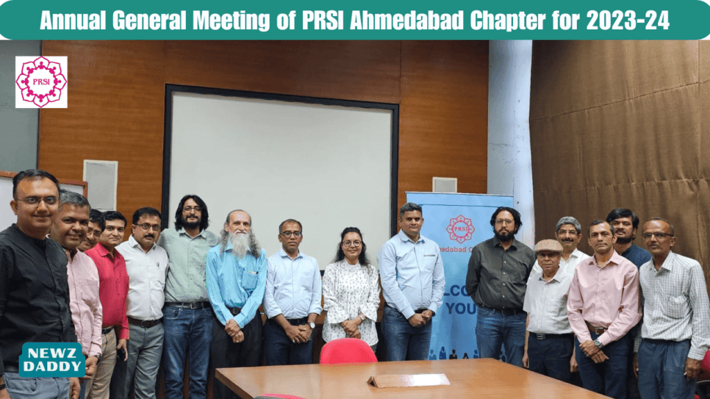 Annual General Meeting of PRSI Ahmedabad Chapter for 2023-24.