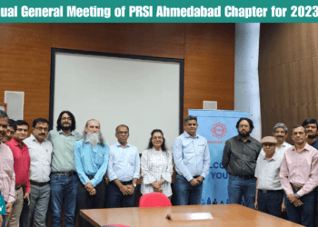 Annual General Meeting of PRSI Ahmedabad Chapter for 2023-24.