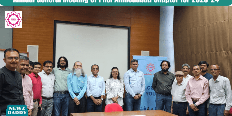 Annual General Meeting of PRSI Ahmedabad Chapter for 2023-24.