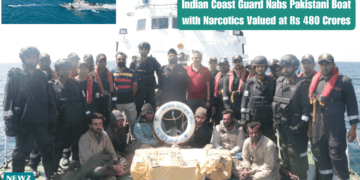 Indian Coast Guard Nabs Pakistani Boat with Narcotics Valued at Rs 480 Crores