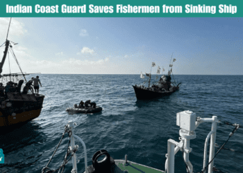 Indian Coast Guard Saves Fishermen from Sinking Ship