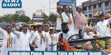 Celebrating Peace Ahimsa Yatra on Mahavir Jayanti