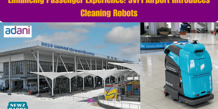 Enhancing Passenger Experience SVPI Airport Introduces Cleaning Robots.