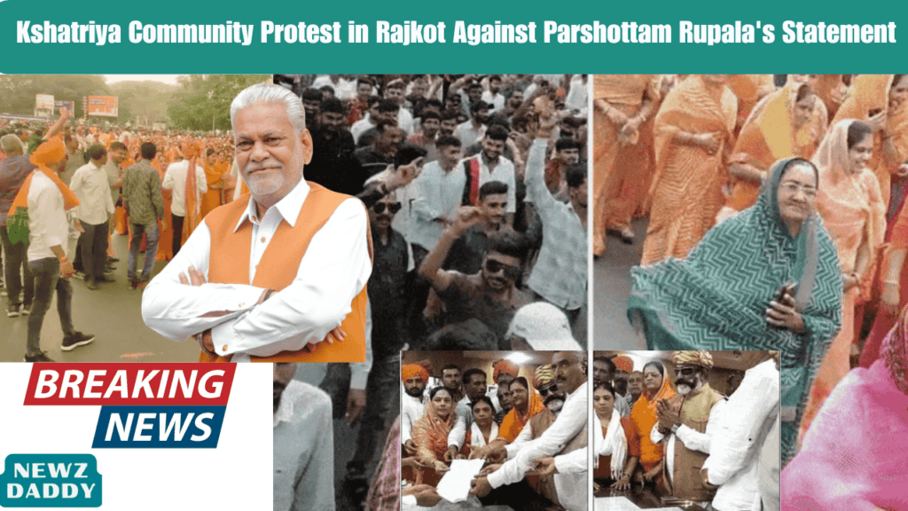 Kshatriya Community Protest in Rajkot against Parsottam Rupala's Statement