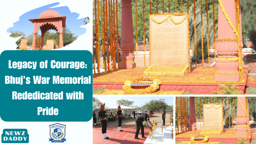 Legacy of Courage Bhuj's War Memorial Rededicated with Pride.