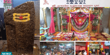 Nagarvel Hanuman Mandir Devotees' Jubilation at Hanumanji Janmotsav