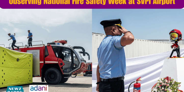 Observing National Fire Safety Week at SVPI Airport.