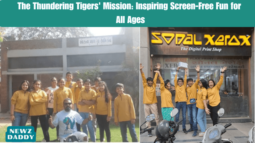 The Thundering Tigers' Mission Inspiring Screen-Free Fun for All Ages.