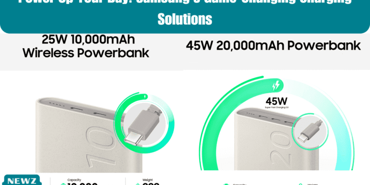 Power Up Your Day: Samsung's Game-Changing Charging Solutions