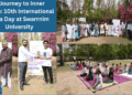A Journey to Inner Peace10th International Yoga Day at Swarrnim University