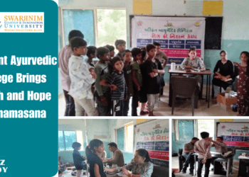 Aarihant Ayurvedic College Brings Health and Hope to Dhamasana