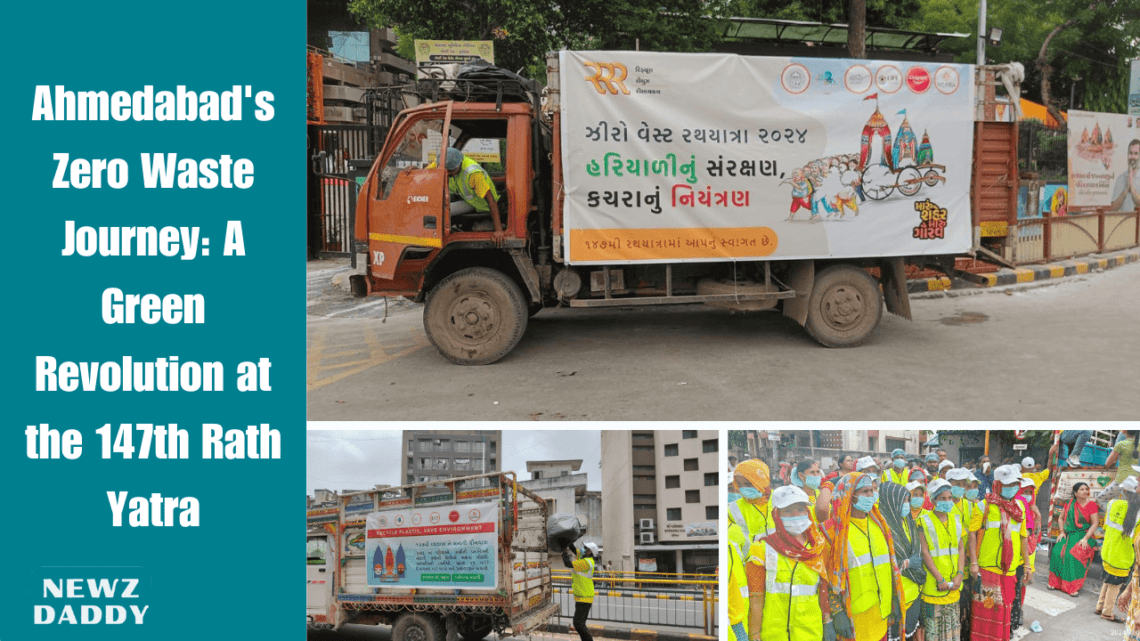 Ahmedabad's Zero Waste Journey: A Green Revolution at the 147th Rath Yatra