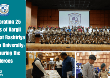 Celebrating 25 Years of Kargil Diwas at Rashtriya Raksha University Honouring the Heroes.