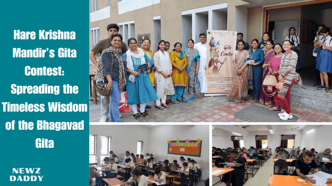 Hare Krishna Mandir’s Gita Contest: Spreading the Timeless Wisdom of the Bhagavad Gita