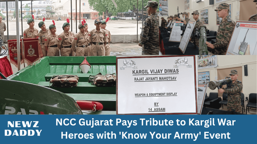 NCC Gujarat Pays Tribute to Kargil War Heroes with 'Know Your Army' Event