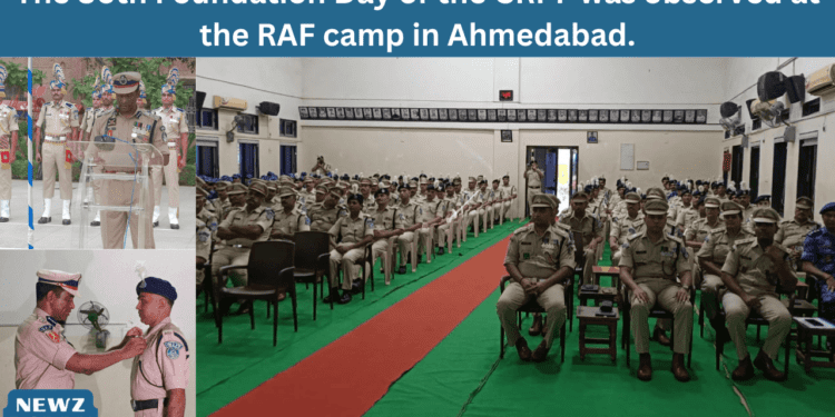 The 86th Foundation Day of the CRPF was observed at the RAF camp in Ahmedabad.