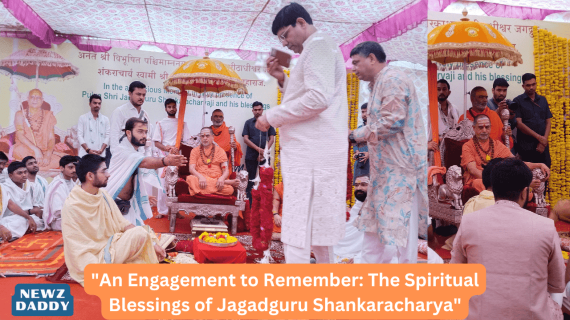 An Engagement to Remember The Spiritual Blessings of Jagadguru Shankaracharya