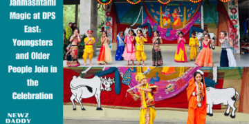 Janmashtami Magic at DPS East: Youngsters and Older People Join in the Celebration