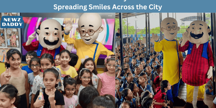 Motu Patlu's Fun-Filled Day in Ahmedabad Spreading Smiles Across the City