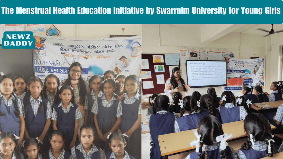 The Menstrual Health Education Initiative by Swarrnim University for Young Girls