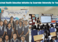 The Menstrual Health Education Initiative by Swarrnim University for Young Girls