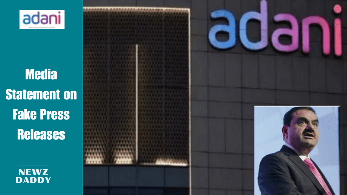 Media Statement on Fake Press Releases