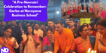 A Pre-Navratri Celebration to Remember Garba at Narayana Business School
