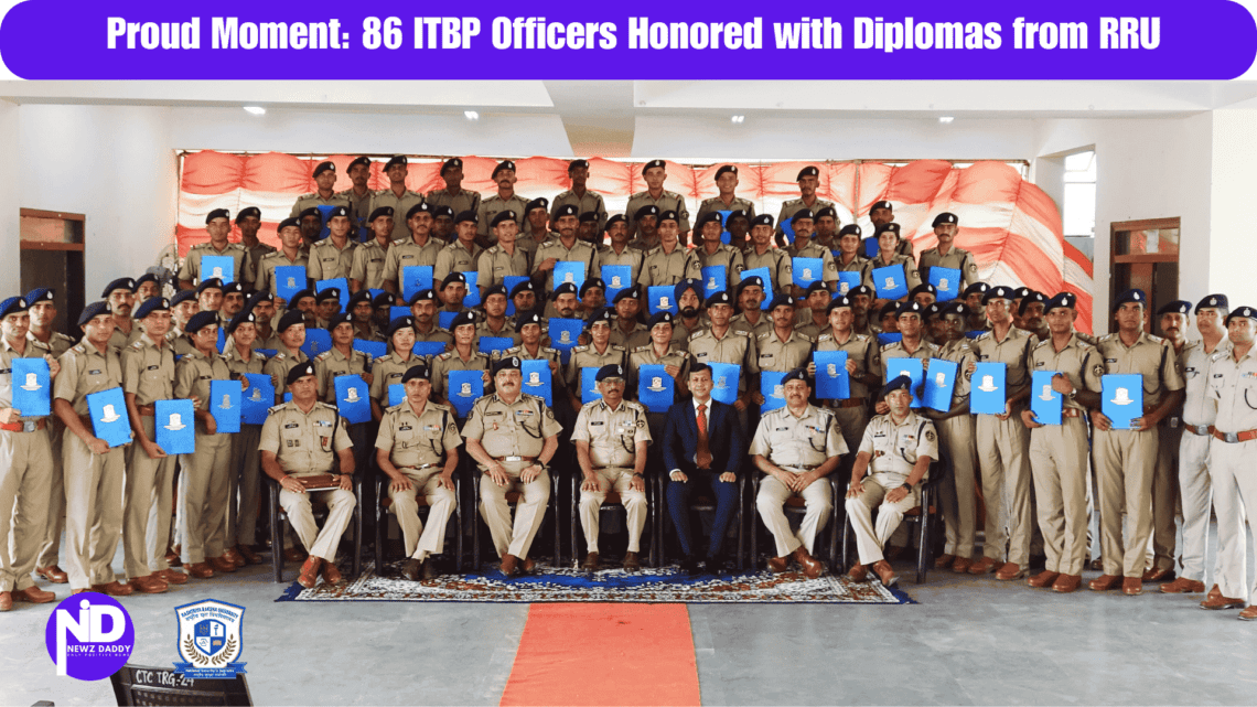 A Proud Moment 86 ITBP Officers Honored with Diplomas from RRU.