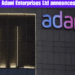 Adani Enterprises Ltd announces