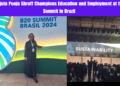 Dr. Manjula Pooja Shroff Champions Education and Employment at the B20 Summit in Brazil.