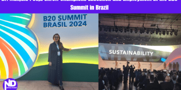 Dr. Manjula Pooja Shroff Champions Education and Employment at the B20 Summit in Brazil.