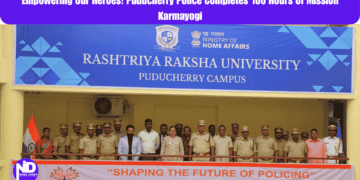 Empowering Our Heroes: Puducherry Police Completes 100 Hours of Mission Karmayogi