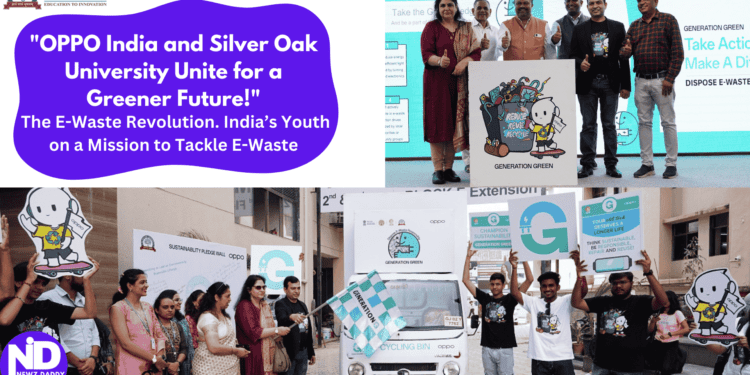 OPPO India and Silver Oak University Unite for a Greener Future!