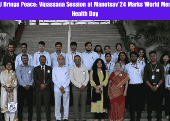RRU Brings Peace: Vipassana Session at Manotsav’24 Marks World Mental Health Day